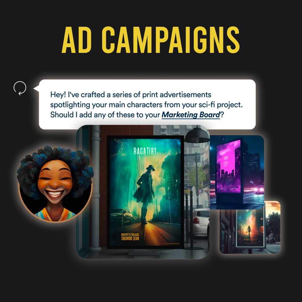 With Debbie, you can create and inspire advertising campaigns for your projects with print and digital ads, billboards, key art, and other forms of promotion.
#startup #screenwriting #film #TV #ai #entrepreneur #filmmaking #writing #scriptgen #AIInFilm
#CinemaTech
#ProducerTech