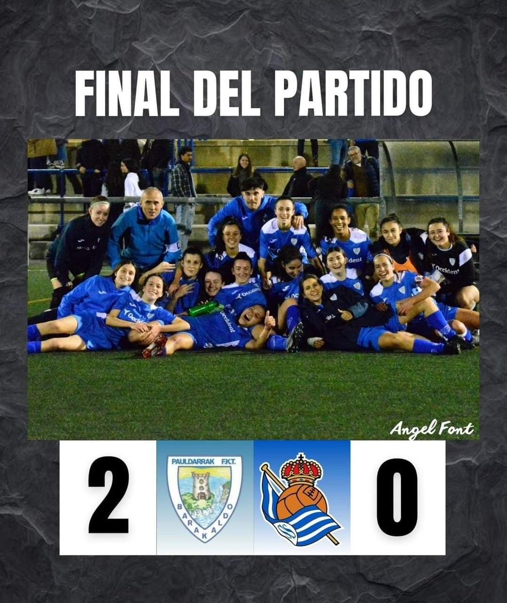 Zorionak neskak y staff!!!
Temporada inmensa la que estáis haciendo.
Disfrutad del momento y a seguir.
Gora Pauldarrak trakatra !!