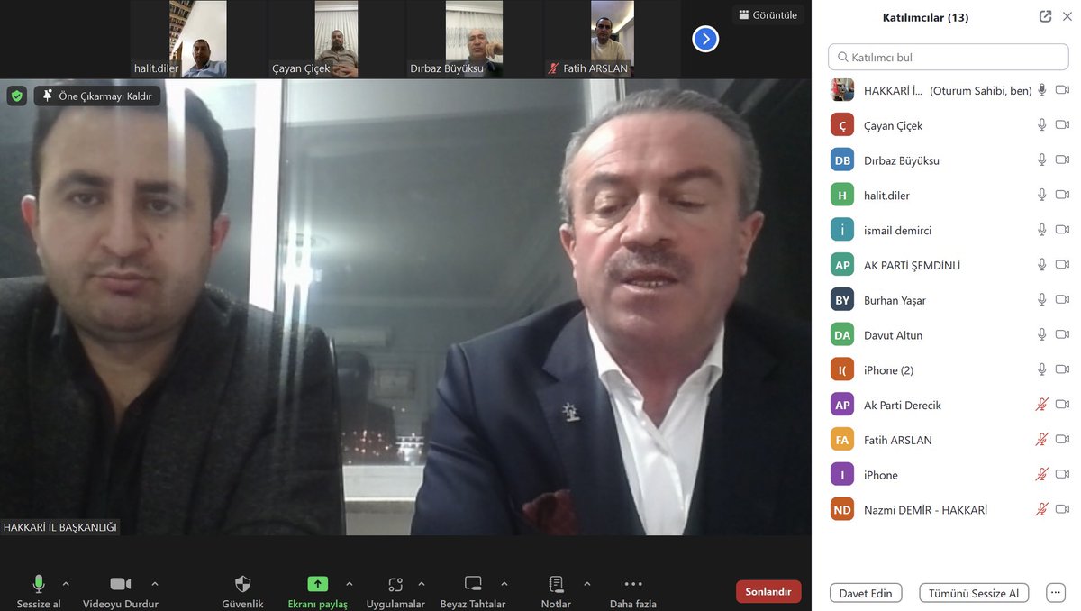 📍Hakkari

✅ İl Başkanları ve İl Seçim İşleri Başkanları Toplantısı

Genel Merkez Seçim İşleri Başkanımız Sn. Ali İhsan YAVUZ Başkanlığında, Video Konferans Toplantımızı gerçekleştirdik.

31 Mart 2024 Mahalli İdareler Genel Seçimleri hakkında değerlendirmeler yapıldı. 

✅