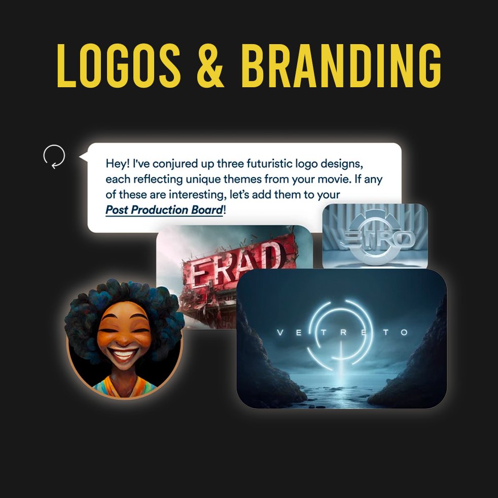 With Debbie, you can inspire a project’s visual style and branding with logos, color schemes, and typography ideas.

#startup #screenwriting #film #TV #ai #entrepreneur #filmmaking #writing #scriptgen #AIInFilm
#CinemaTech
#DigitalStorytelling
#ProducerTechTools