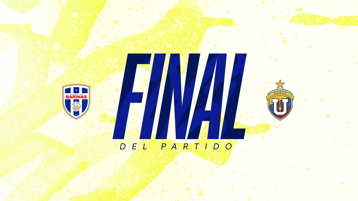 UCVFCOFICIAL's tweet photo. ¡FINAAAAAAAAAAAALLL! Conseguimos una victoria más para escalar a la cima de la tabla de posiciones. 🙌🏼

¡VAMOS, UCV! 💛💙❤️

@InterBarinas 0-1 #UCV | ⏱️ 90+5’ | J3 Apertura | #LigaFUTVELarkinven 🇻🇪 

#VenciendoLaSombra 🌟 https://t.co/RuhHMKP3sF
