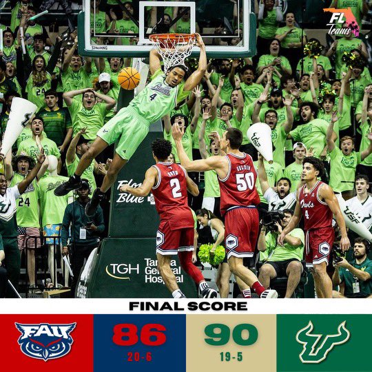 South Florida Bulls Basketball Champ#ComeToTheBay! tweet media