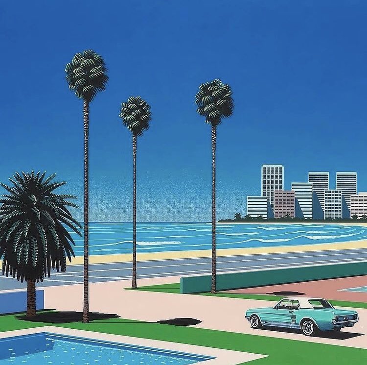 xe0_xeo's tweet image. Illustrations by Japanese artist Hiroshi Nagai