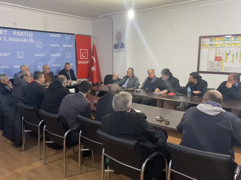 SaadetIsparta32's tweet photo. Saadet Partisi Isparta İl Başkanlığı olarak Yönetime Kurulu Toplantımızı gerçekleştirdik.

#ısparta #isparta #yerelseçim #yerelseçim2024 https://t.co/WN8guvXKIm