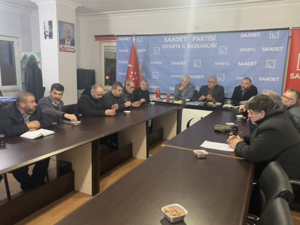 SaadetIsparta32's tweet photo. Saadet Partisi Isparta İl Başkanlığı olarak Yönetime Kurulu Toplantımızı gerçekleştirdik.

#ısparta #isparta #yerelseçim #yerelseçim2024 https://t.co/WN8guvXKIm