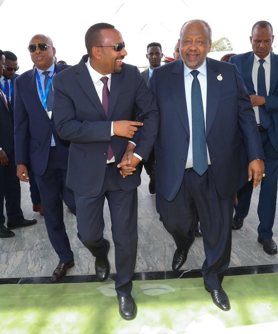 EybeAbdi's tweet photo. Departure from Addis-Ababa this afternoon of the President of the Republic H.E.M ISMAIL OMAR GUELLEH after the participation at the 37th Ordinary Session of Heads of State and Government Assembly of the African Union. https://t.co/1Wu8YfF6Rc