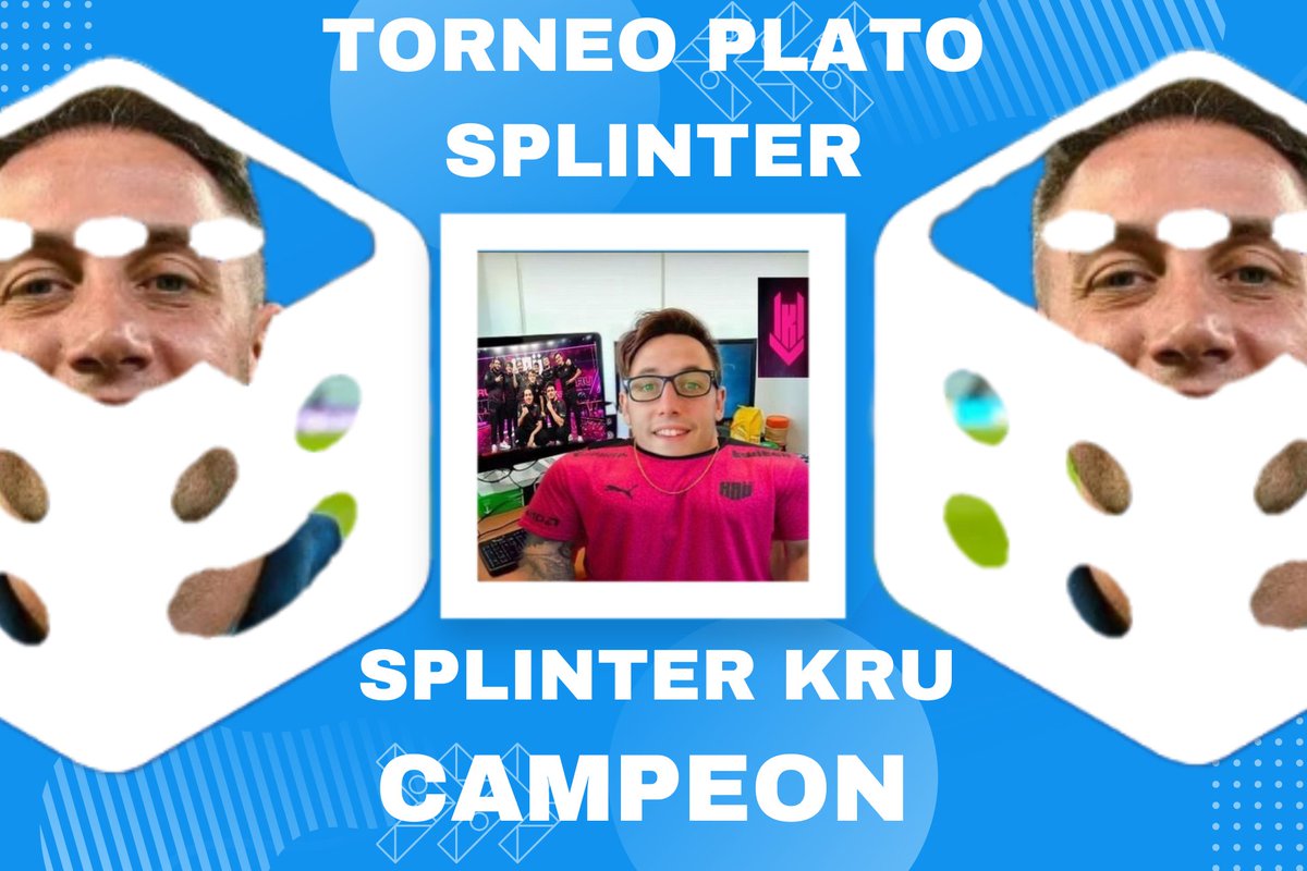 🏆EL CAMPEON DEL TORNEO DE PLATO ES: <a href="/KruSplinter/">KRÜsplinter</a> 🏆

Luego de una dura final contra @SpWhatsapp_Momo , kru termino llevándose el premio a casa💲

🍾Felicidades: <a href="/KruSplinter/">KRÜsplinter</a> 🍾

Organizador: <a href="/SplinterGaucho/">Splinter Gaucho</a> 
Creador del logo y de las imágenes del torneo: <a href="/Splinter_box/">Splinter boxeador🥊</a>