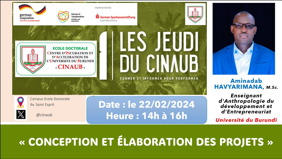 Retour du jeudi du @cinaub @UB_Rumuri @GERinBurundi @Dr_NRichard