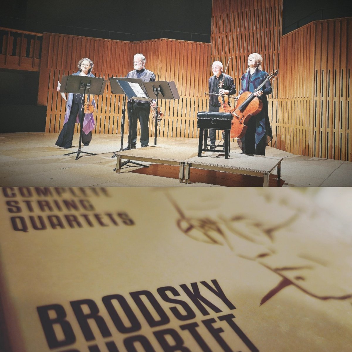 All fifteen of Shostakovich's works over two days...
The #BrodskyQuartet were simply amazing, in a fantastic venue, with the music capturing every human emotion possible. Hearing them talk so passionately about each piece added immeasurably.
Thank you @Howard_Assembly