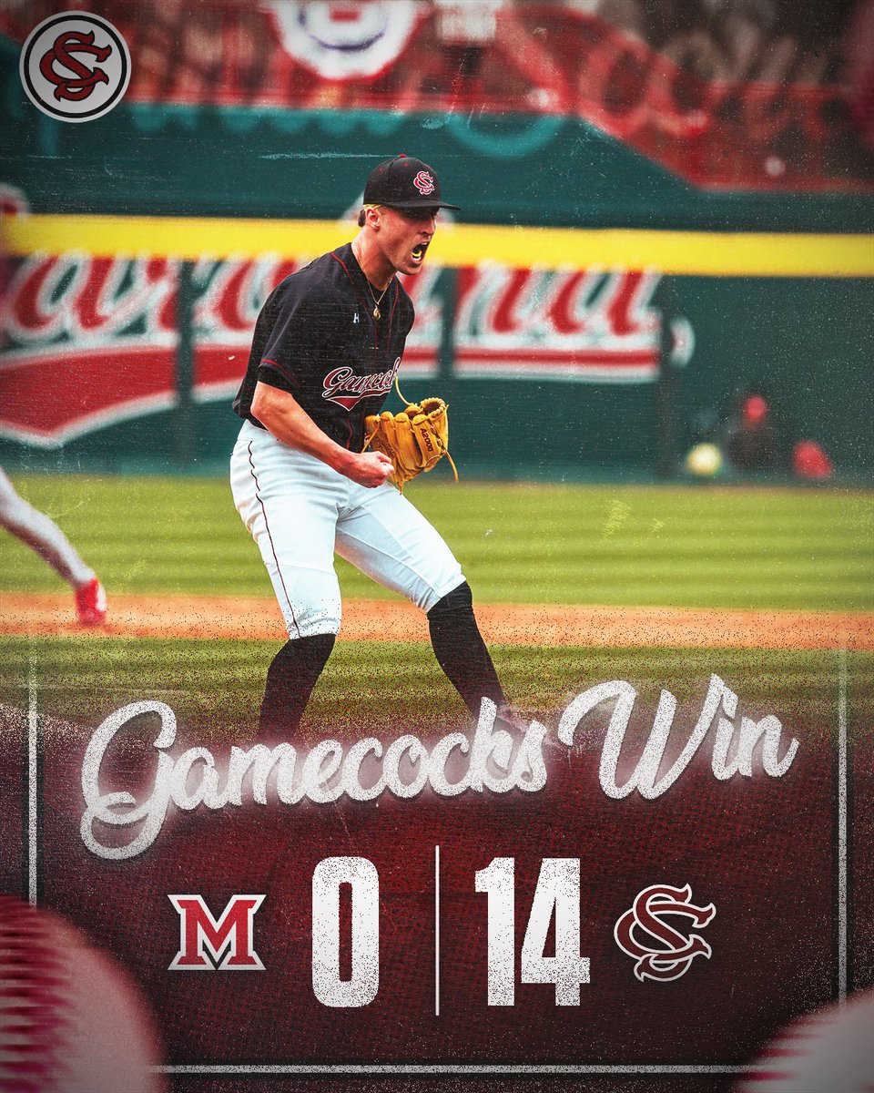 GamecockBSB's tweet photo. THE GAMECOCKS COMPLETE THE EIGHTH NO-HITTER IN SCHOOL HISTORY

#Gamecocks | #ForeverToThee https://t.co/67zbfbwcwy