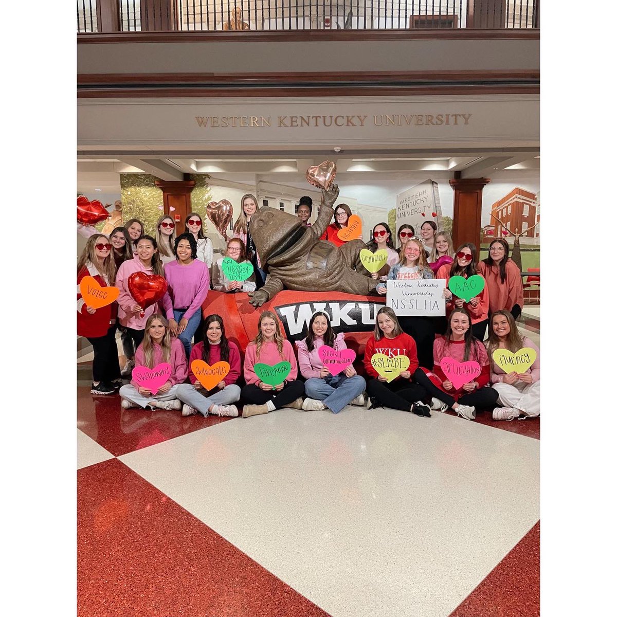KYSPEECH's tweet photo. Thank you to all who voted in KSHA’s NSSLHA Picture/Video Competition before convention. Congratulations to… 🥁 WESTERN KENTUCKY UNIVERSITY! WKU was awarded the $100 prize on Thursday night. A grand total of 1,224 votes by the deadline! Well done and congratulations!

#KSHACon24 https://t.co/gRn3KuPvQC