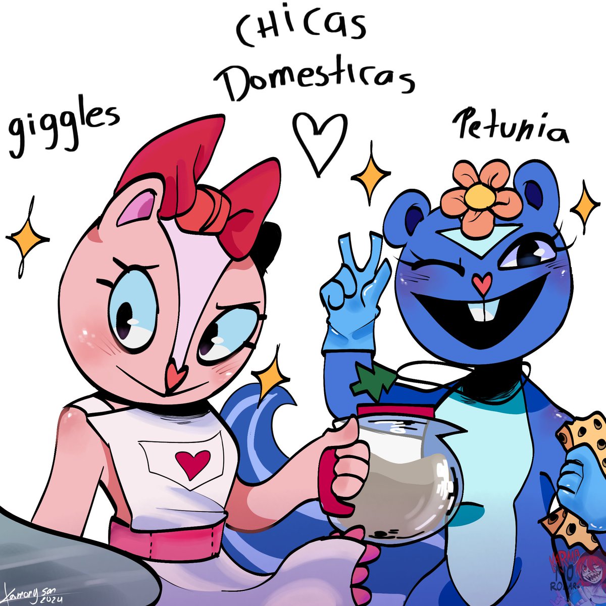 SanKarmony's tweet photo. A les dejo mas dibujos del grupo feliz xdxdxd , no se vale enamorarse de snifles ok
#happytreefriends #HTF #snifles #nutty #giggles #petunia #art https://t.co/J46DlQRqjf