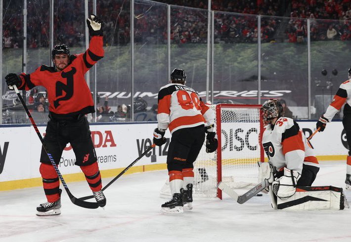 uncle_puckers's tweet photo. Good evening Pucker army. The latest episode #155 is now available of the Uncle Puckers NJD podcast. Let’s go @NJDevils! 👹🏒🥅❄️#NJD #NewJerseyDevils #THPCN #tylertoffoli #nicodaws #jesperbratt #StadiumSeries #NicoHischier #jackhughes #UnclePuckersShow #brendansmith #NJDevils https://t.co/vc6jYtAfWy