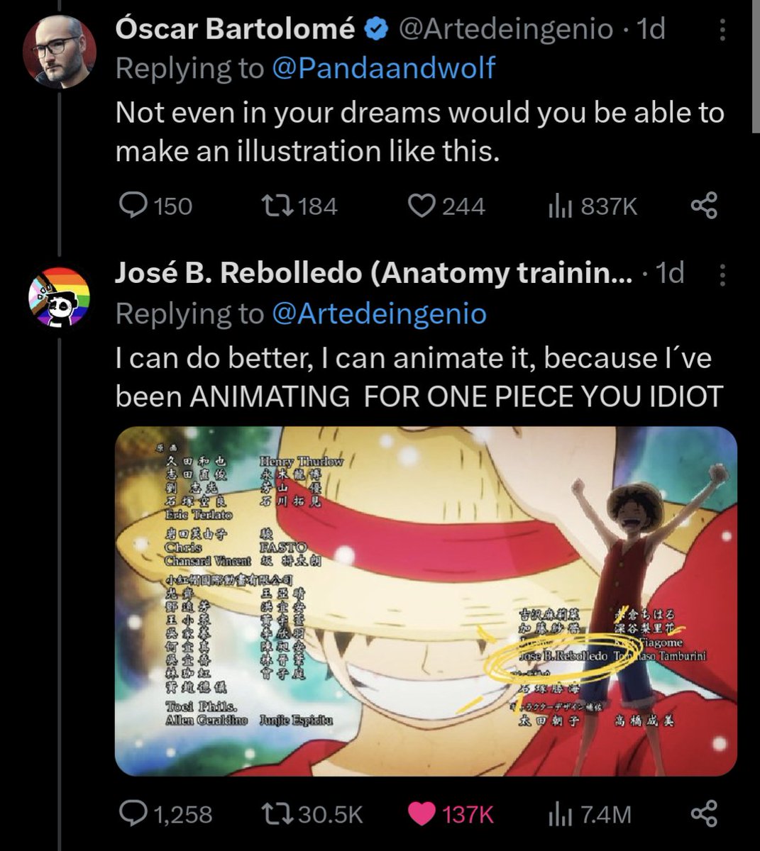 JeryceDia's tweet image. AI User blindlessly being cocky against artists on their own subject is so satisfying
