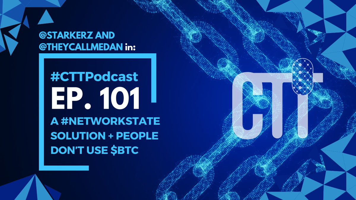 #CTTPodcast 101 🎙️ is now available on @3speaktv Watch Now! ▶️ 3speak.tv/watch?v=cttpod…