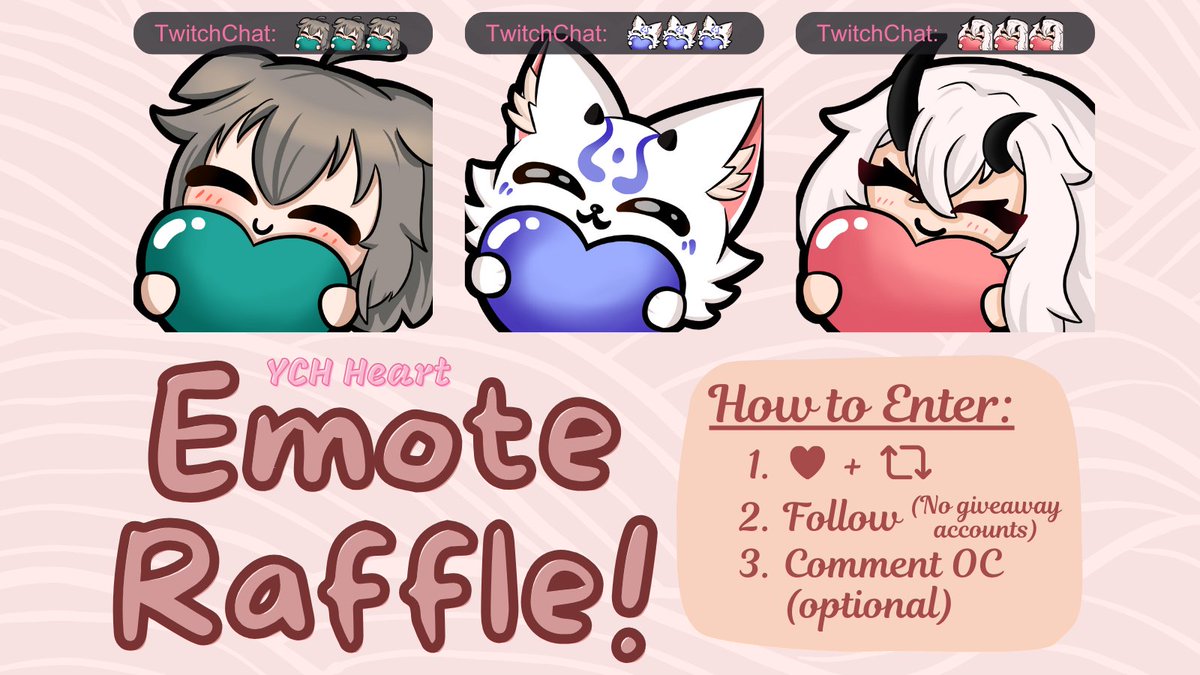 SeraNiia's tweet photo. 🌟𝑨𝑹𝑻 𝑹𝑨𝑭𝑭𝑳𝑬 𝑻𝑰𝑴𝑬!!!🌟
Birthday/1 Year Anniversary Celebration!!

One lucky winner will get a 𝐅𝐑𝐄𝐄❤️emote drawn by me!

𝐇𝐨𝐰 𝐭𝐨 𝐣𝐨𝐢𝐧:
🔸Like/RT this post!
🔸Follow me!
🔸Post a ref(optional)

All welcome, ends March 1st!
#vtuber #envtuber #VTuberUprising https://t.co/KRURINj48J
