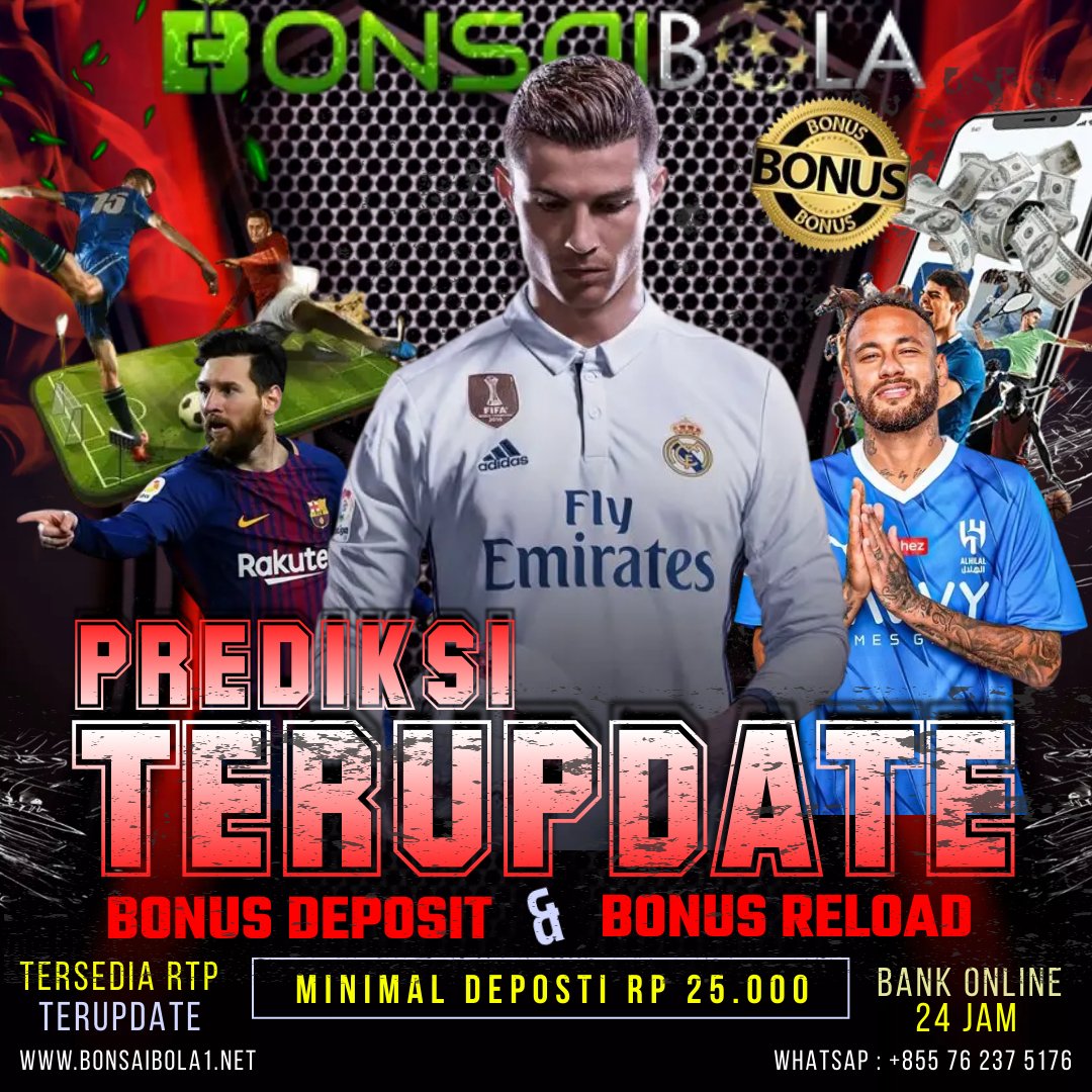 AJAK TEMAN MU DAN DAFTAR SEKARANG JUGA BONUS DEPOSIT DAPAT DI CLAIM 2X SETIAP HARINYA, BONUS CASHBACK TERBESAR HANYA DI BONSAI BOLA!! DEPOSIT PULSA DAN E WALET TANPA POTONGAN BOSKU!!! DEPO MINIM AUTO JADI SULTAN!!!! Klik link di bawah ini sekarang juga 👇 heylink.me/bonsaibola27