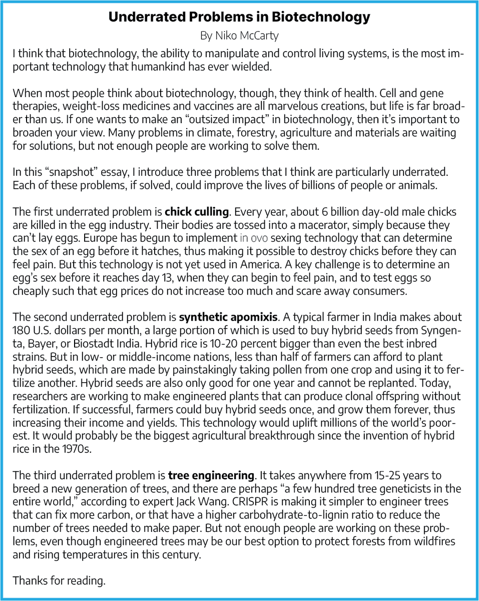 NikoMcCarty's tweet image. Every Sunday, I am going to try and post a short "screenshot essay."

These are short essays that present ideas. They are meant to be engaging and opinionated. I hope that you will read them. I hope they will trigger more healthy discussions.

Here's my first one: