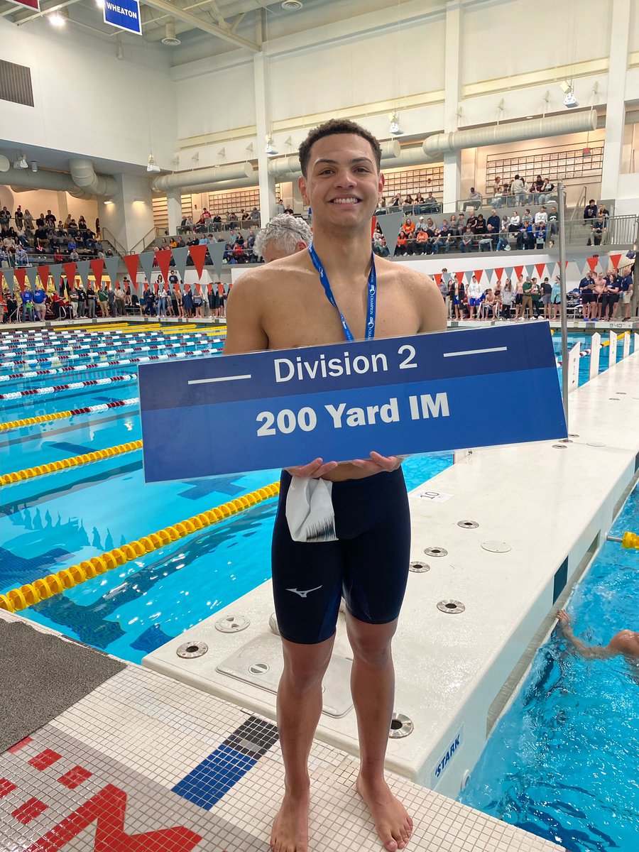 Boys D2 <a href="/MIAA033/">MIAA</a> Swim &amp; Dive State Championships:

200 IM; Quinn Borchers - 1st place with a time of 1:52.74, a new meet (11 year) record! 

State Champion!

#legit #ProudAD 

<a href="/coachmace/">Michael Mason</a> <a href="/TVLSportsMa/">TVL Sports Updates</a> <a href="/HometownWeekly/">Hometown Weekly</a> <a href="/GlobeSchools/">Boston Globe Schools</a> <a href="/BostonHeraldHS/">Danny Ventura</a>