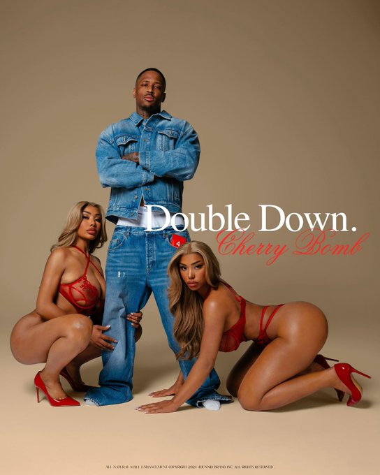 Clermont Twins for YG&rsquo;s Cherry Bomb 🍒 https://t.co/7McW7b4shF