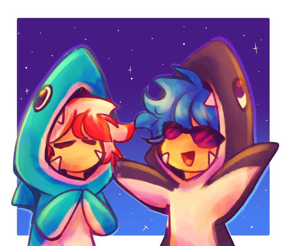 Andaba probando un nuevo pincel avscavd
🦈🤍--💙🦈✨
#CoMPaS #Riumba