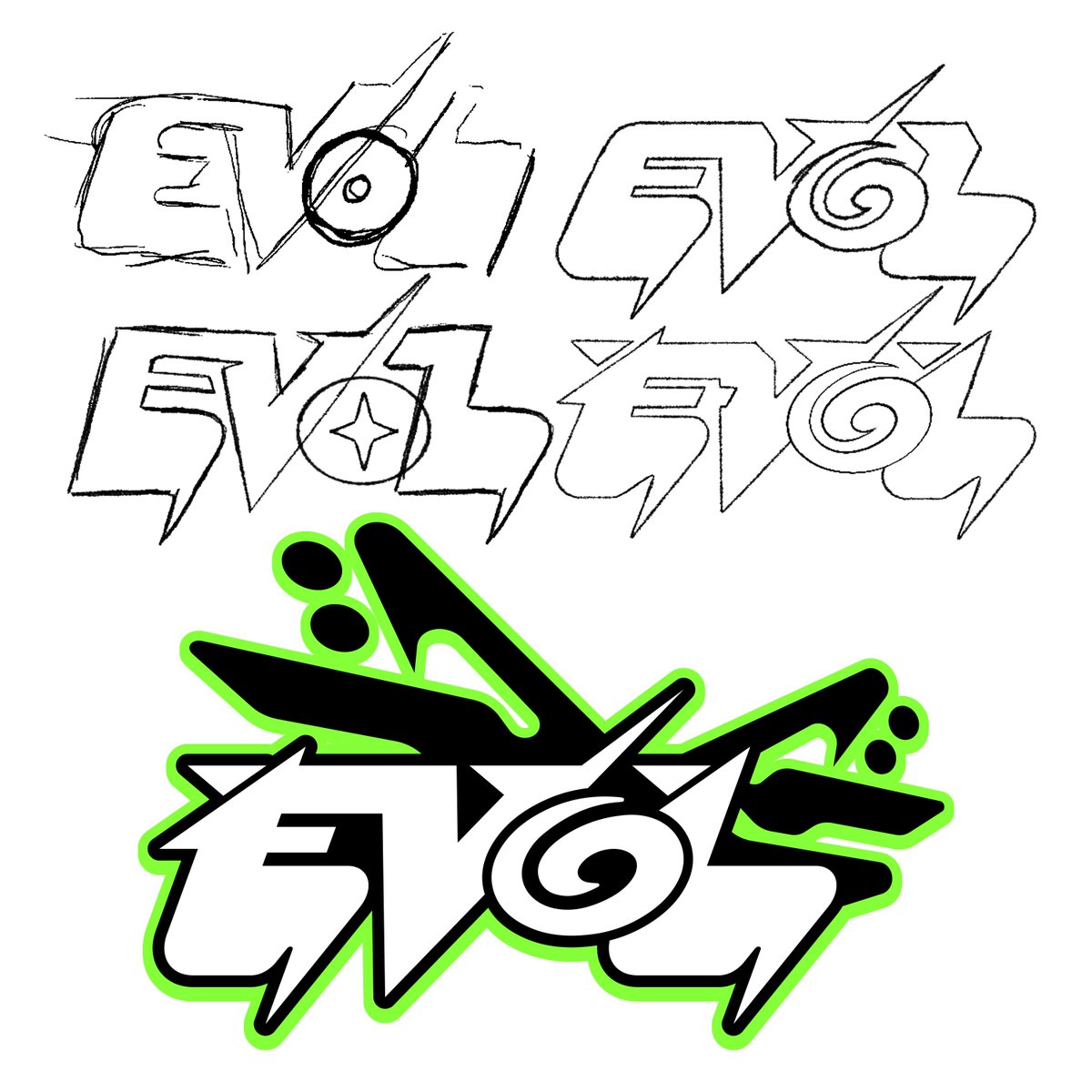 Detetiive's tweet photo. sketches vs final https://t.co/ZMJckzwMhS