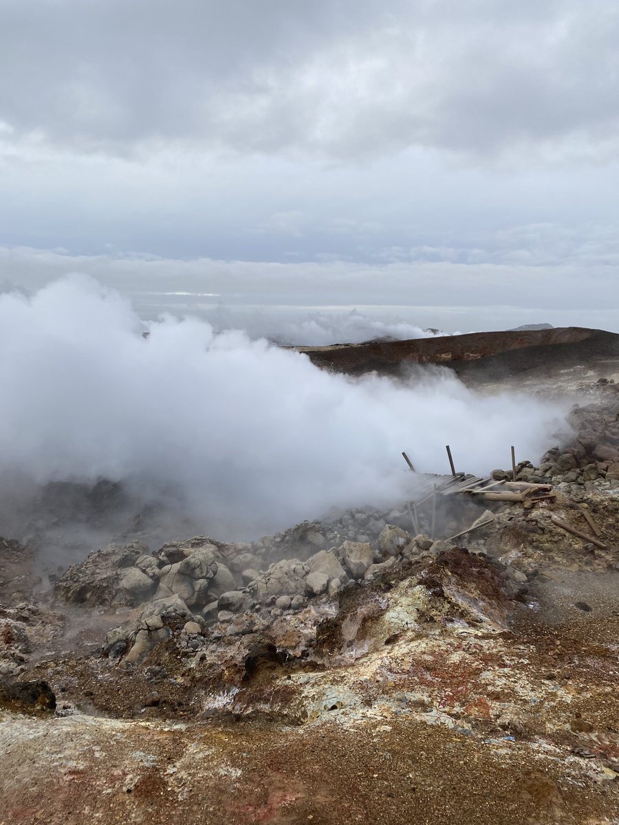 Geog_StMonicas's tweet photo. Straight into y11 exploring Iceland with a visit to the bridge between continents and the Gunnuhver Hot Springs today🌋 @stmonicas https://t.co/wSiI4j1QrE