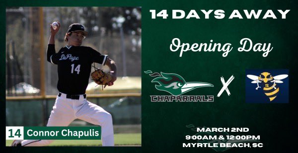 DuPageBaseball's tweet photo. 14 more! #RollChaps https://t.co/wdE66J6efh
