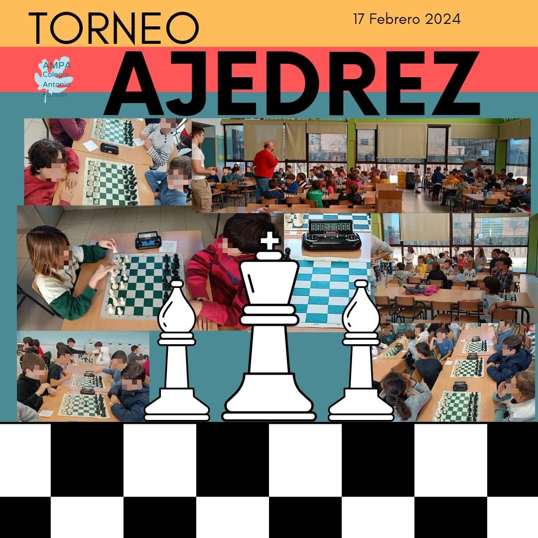 Hola familias!!!

El sábado se celebró un torneo de ajedrez donde participaron nuestros futuros maestros. Los peques se lo pasaron bien dándose jaque mate.