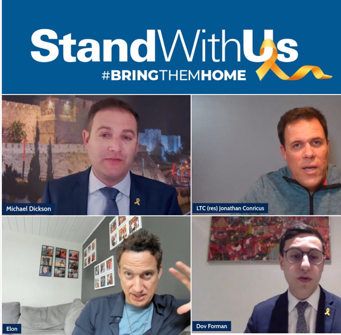 Thank you @StandWithUs for today’s incredibly informative briefing on #Israel’s war with #Hamas. Special thank you as always to @michaeldickson, Executive Director of @StandWithUs, Lt Col @jconricus of the @IDF, author and content creator @DovForman, and comedian extraordinaire…