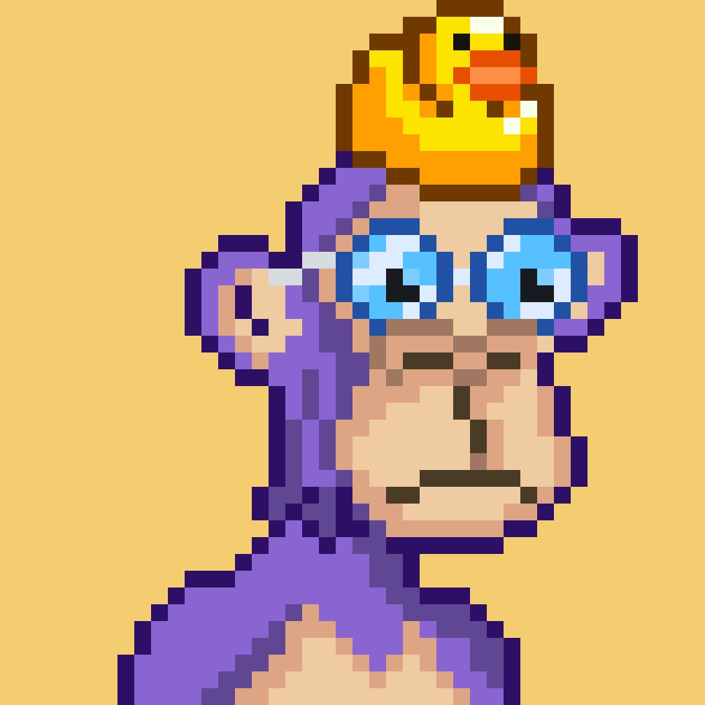Only a few hundred left to mint over at <a href="/ProofApesXYZ/">Proof Apes (🍌,🌙)</a>. 🔥🔥🔥 collection that you won’t wanna miss. Don’t know what else to say so here an 🦍 with a 🦆 on his head!