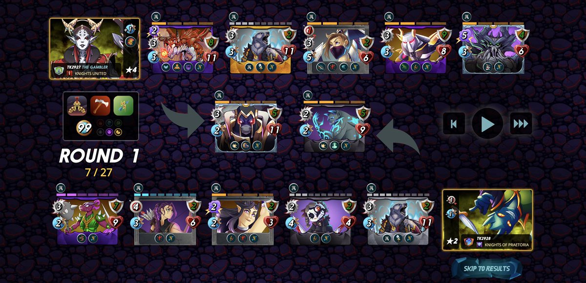 TomKrochock's tweet image. Well this is a first… I’ve never faced MYSELF in a @splinterlands brawl battle before! Spoiler alert… I won.