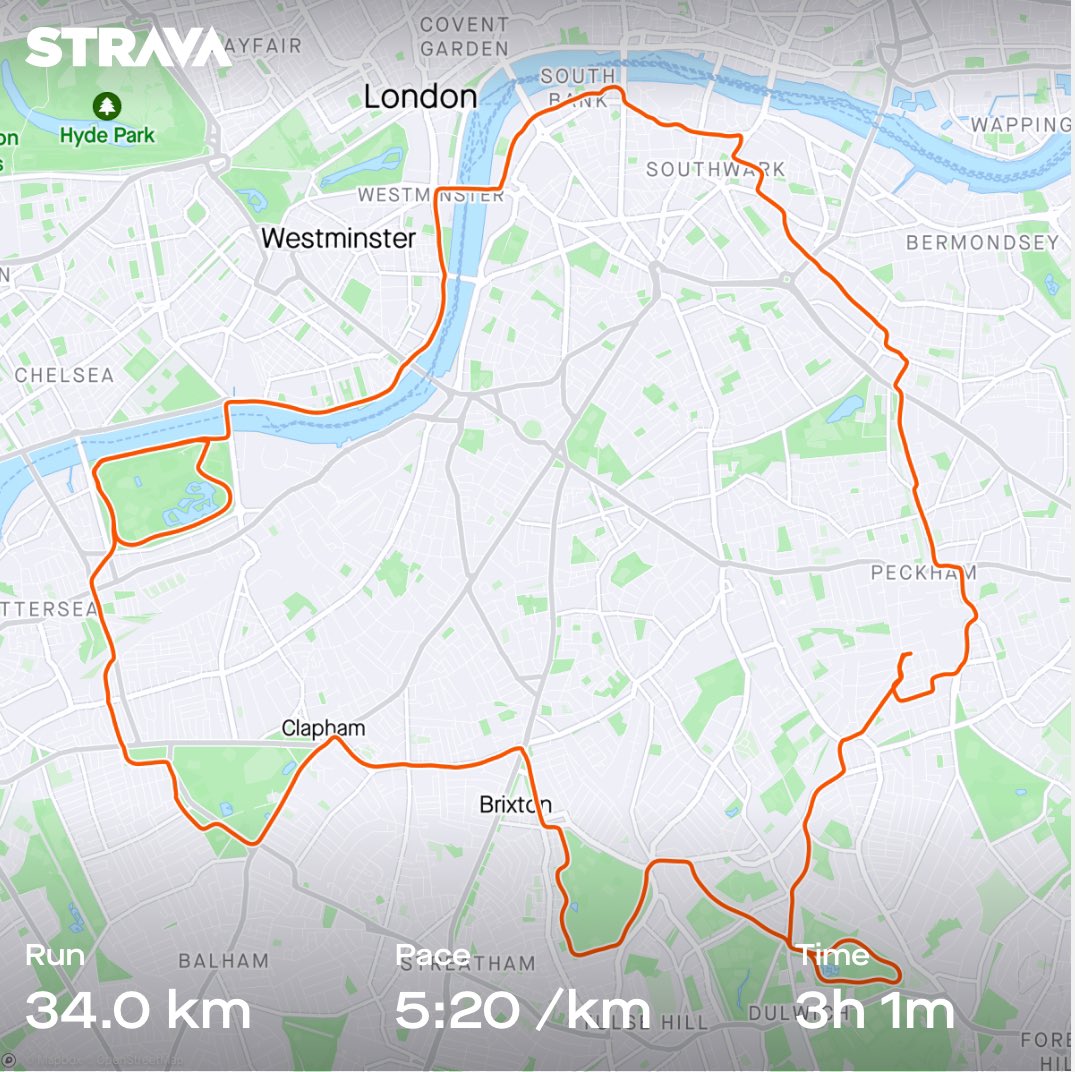 Today I finished my last long run before my marathon (I found it particularly difficult!). I am running it for a family friend who needs to fund her own cancer treatment. Any donations would be amazing gofund.me/a5b187ad