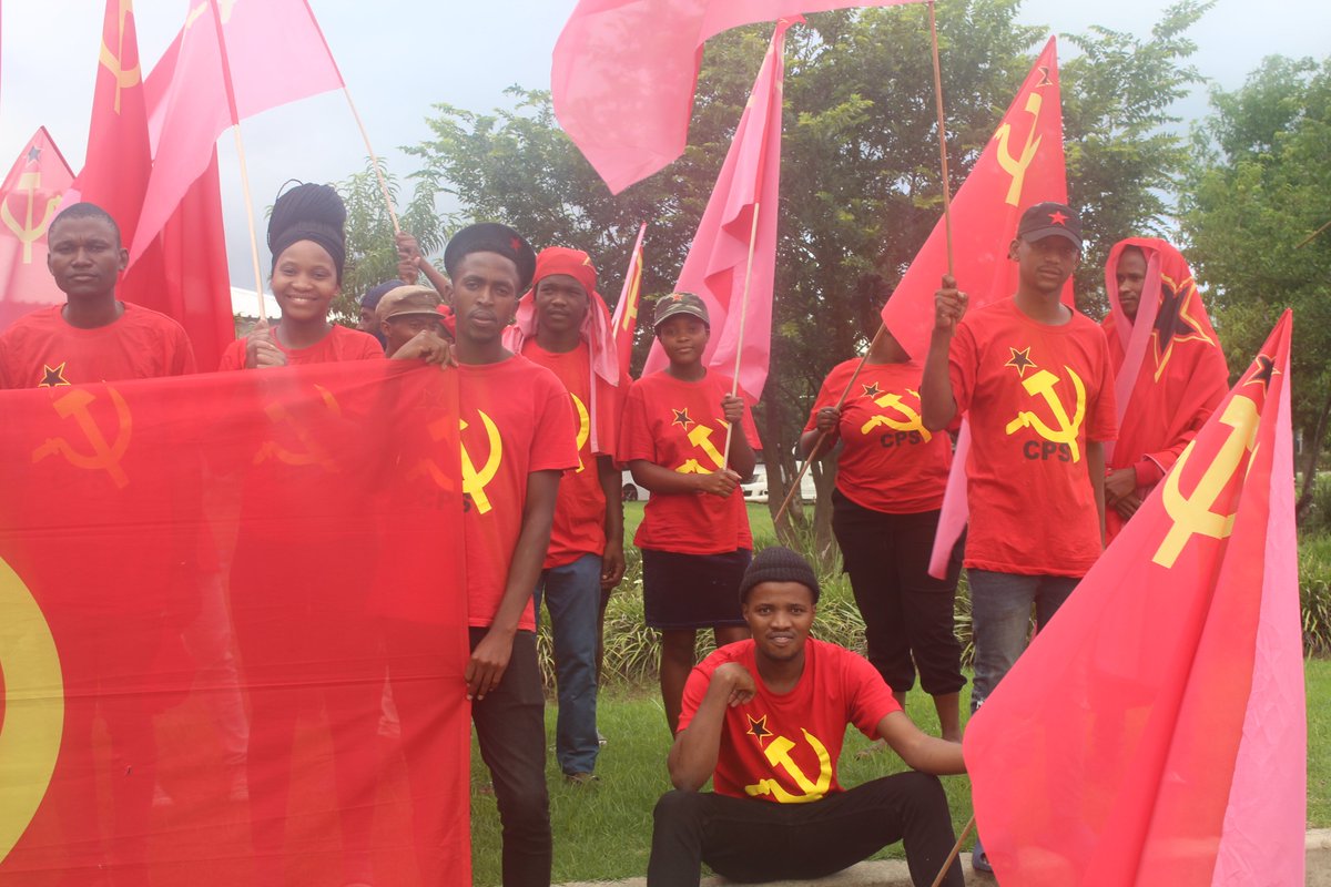 CPSwaziland's tweet photo. The Communist Party of Swaziland marching on to Socialism! https://t.co/10Yw9uzK1z