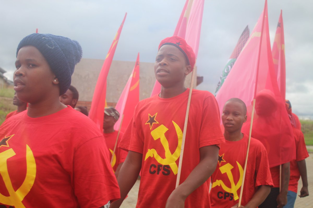 CPSwaziland's tweet photo. The Communist Party of Swaziland marching on to Socialism! https://t.co/10Yw9uzK1z