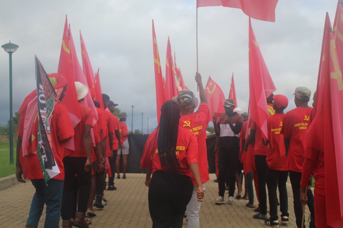 CPSwaziland's tweet photo. The Communist Party of Swaziland marching on to Socialism! https://t.co/10Yw9uzK1z