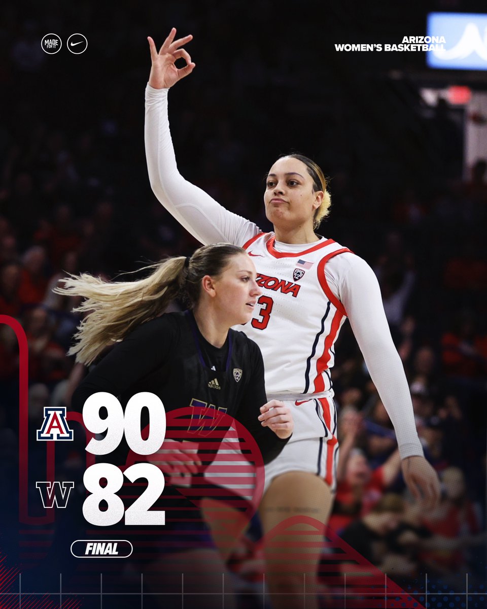 ArizonaWBB's tweet image. 𝐖𝐄&apos;𝐋𝐋 𝐓𝐀𝐊𝐄 𝐓𝐇𝐀𝐓 𝐖

#MadeForIt x #LeaveALegacy