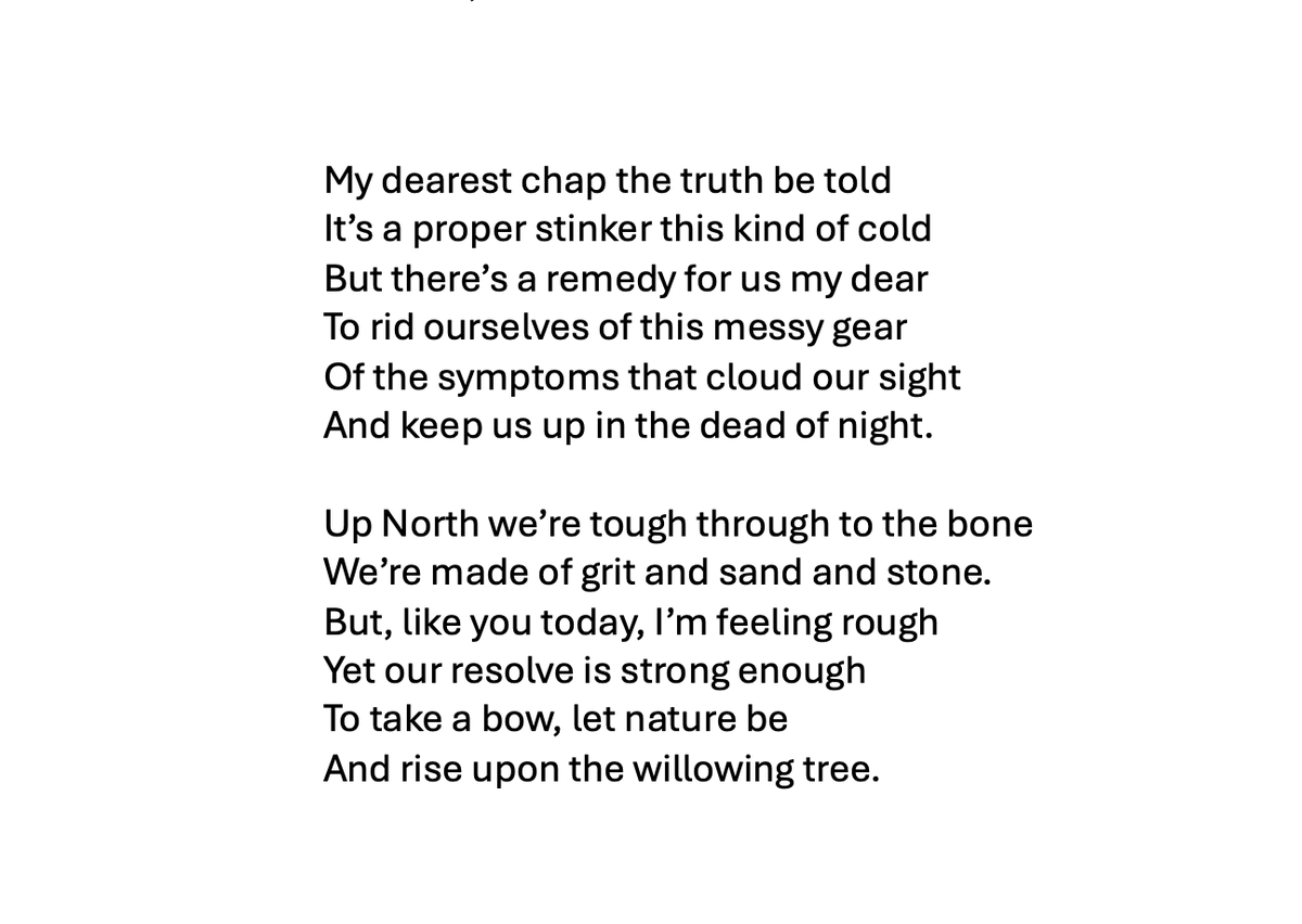 EveHowardUK's tweet photo. @lemnsissay Glad you are feeling better. This poem was inspired by you. #poems https://t.co/8YB7OTCVrs