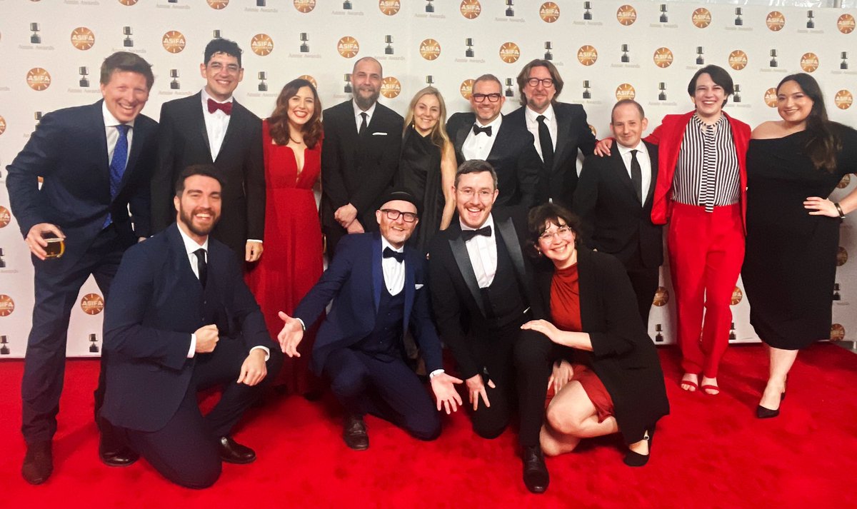 (Some of) team #StarWarsVisions at the @AnnieAwards last night. 💫 Congratulations to Paul Young on the win for Best Director - TV/Media and to Markus Wormstorm, Nadia Darries, and Dineo Du Toit on the win for Best Music - TV/Media!