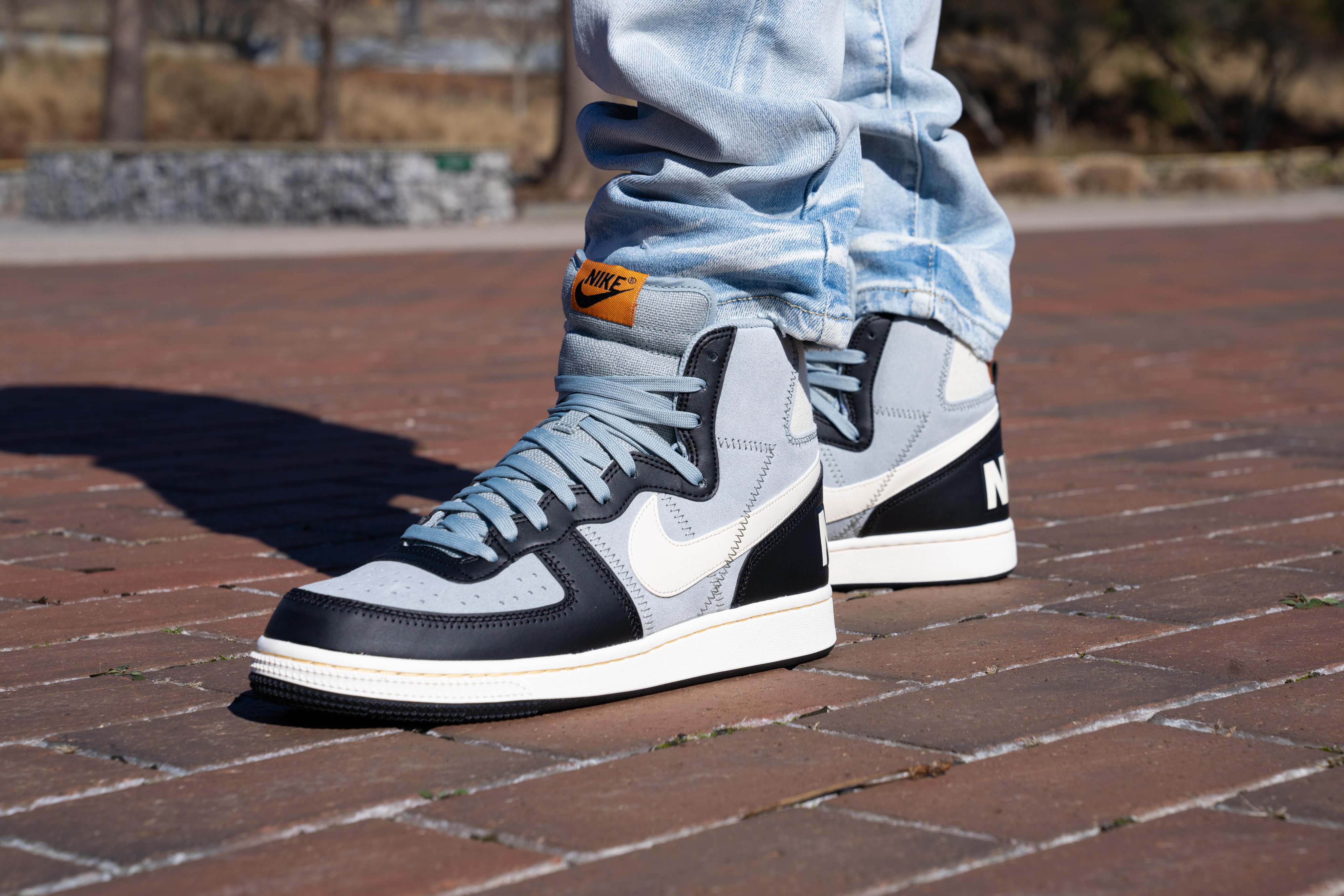 Hibbett on X Untouched unaltered and straight from the vault you get the picture. The Nike Terminator High Light Pumice sneaker lets you step back to the era of hook shots knee