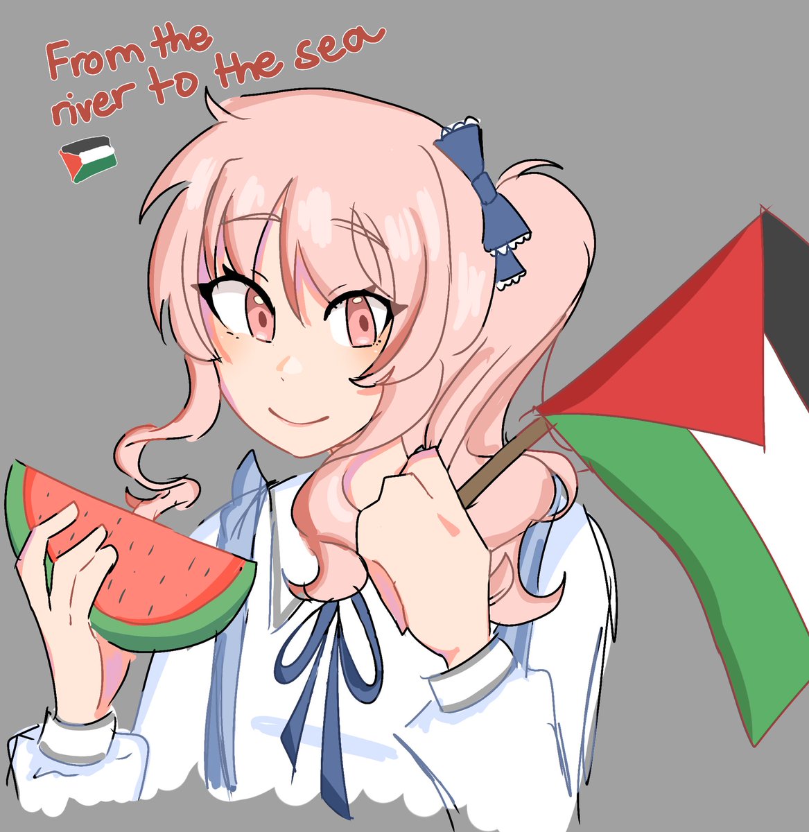 reiko_knz's tweet photo. from the river to the sea 
#freepalestine !! https://t.co/BL6l4aSQw5