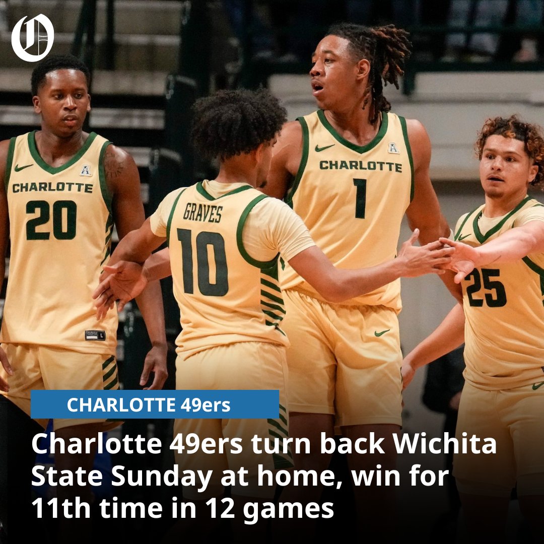 langstonwertzjr's tweet photo. ICYMI

The Charlotte 49ers stayed hot Sunday, winning at home again. Here's how the Niners held off Wichita State and stayed within striking distance of the AAC title

@CharlotteMBB l @Charlotte49ers l #GoldStandard

https://t.co/woWcNtN2qk https://t.co/U6MjQwtZES