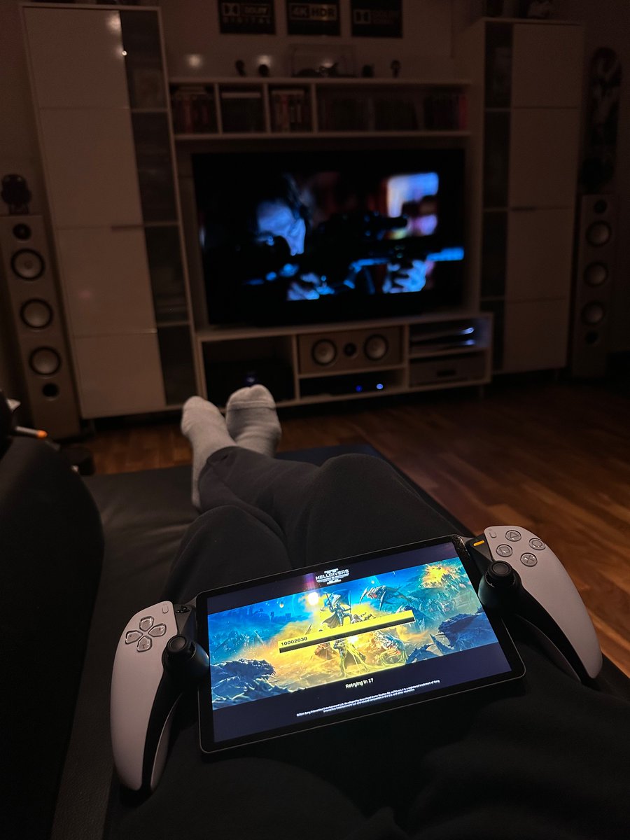 Advantage #PSPortal

Watch TV and keep an eye on the #Helldivers2 waiting screen.

Let me in and kill some Alien Bugs for Super Earth and Freedom 🫡

Greetings go out to all Helldivers in the world 🌍

<a href="/helldivers2/">HELLDIVERS™ 2</a> #HellDivers2 <a href="/ArrowheadGS/">Arrowhead Game Studios</a> <a href="/PlayStationEU/">PlayStation Europe</a> #PS5