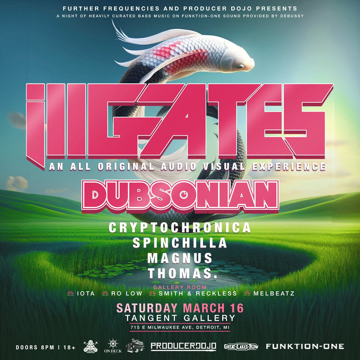 SoundsofThomas's tweet image. Less than a month out to @illGatesMusic and the rest of the @ProducerDojo crew taking over The Tangent Gallery!! Beyond excited and decided to celebrate with my first release ❤️ Check it out below

soundcloud.com/thesoundsoftho…

tickets: bit.ly/3OMIIpk