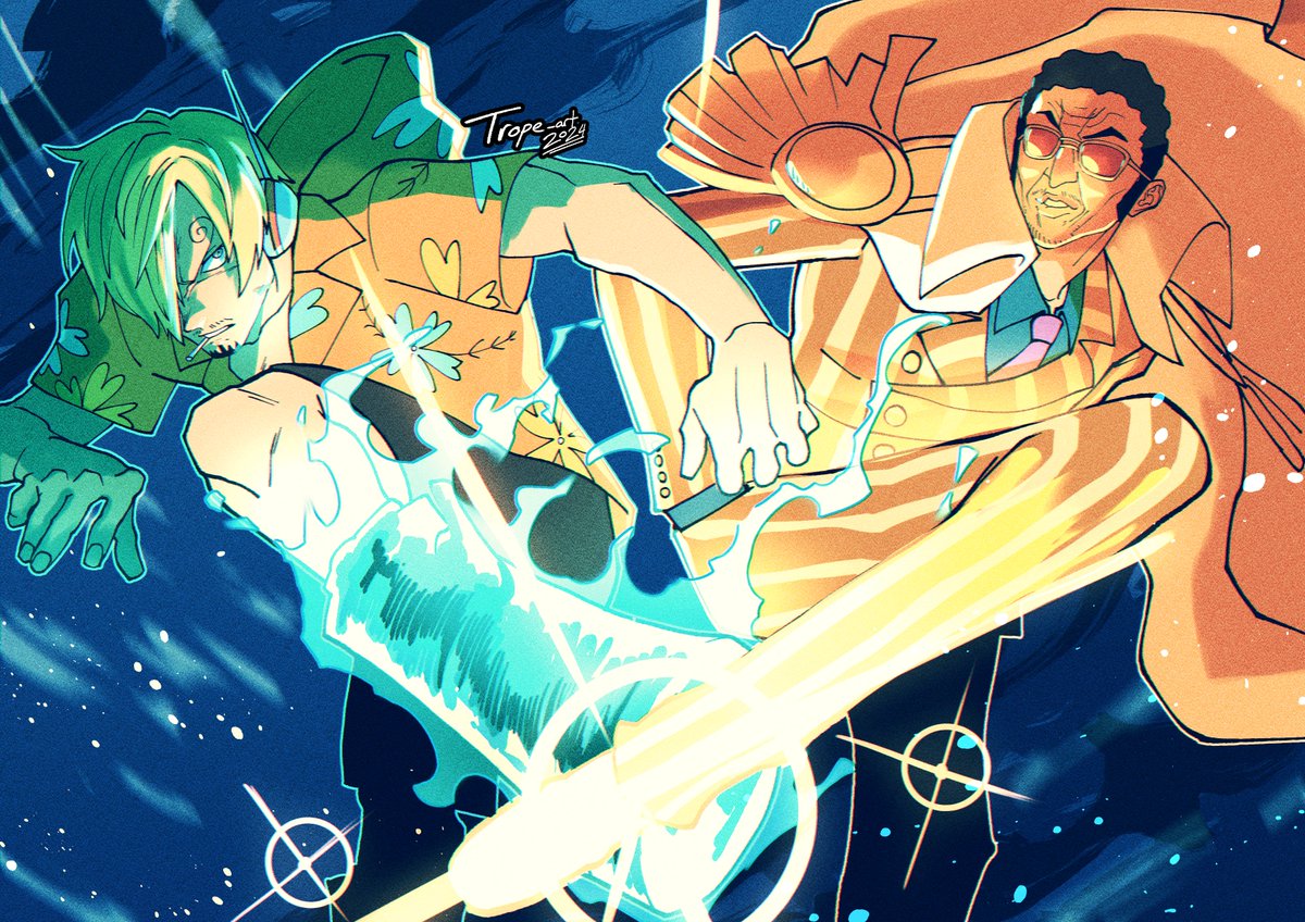 Trope_Art's tweet photo. LOVE VS LIGHT
#ONEPIECE #ONEPIECE1107 https://t.co/cvOIatMWsw