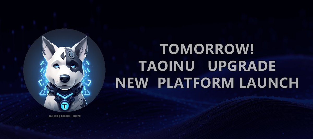 Tomorrow is a BIG day for our doggy! 🐶

$TAONU will launch new platform with many features!

Stay tuned 👀🚀💎

#tao #taonu #taoinu #bittensor #tpad #meme #shib #grok #myro #bonk #doge
