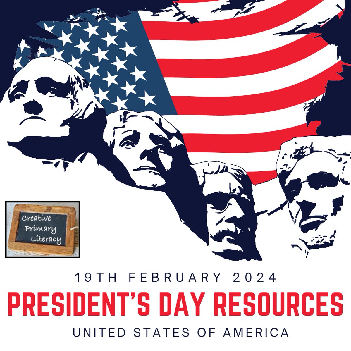 Check out 100s of President's Day resources perfect for students from third grade to sixth grade.

creativeprimaryliteracy.com/collections/u-…