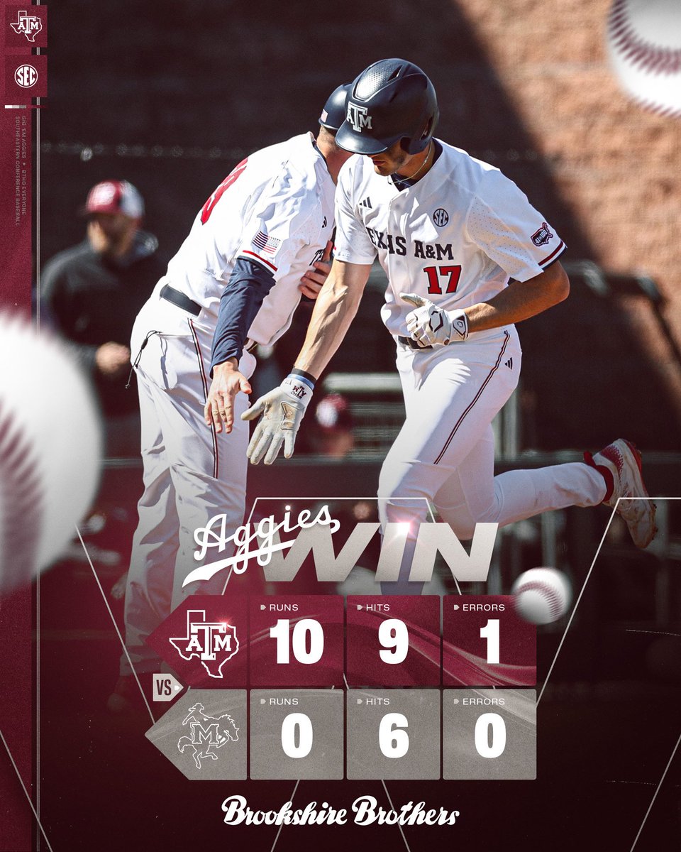Opening Weekend Sweep ✅

#GigEm