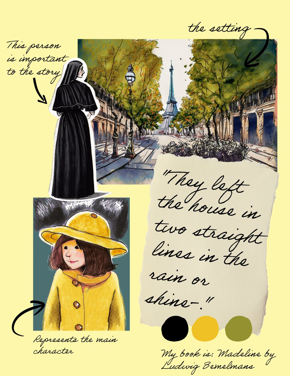 🎈#AdobeEduChallenge and, oh, the nostalgia! 📚Choosing just one book was tough, but here it is - a childhood favorite, inspired by the charming illustrations of Paris in 'Madeline' by Ludwig Bemelmans. 🇫🇷Check it out: edex.adobe.com/challenges #AdobeEduCreative