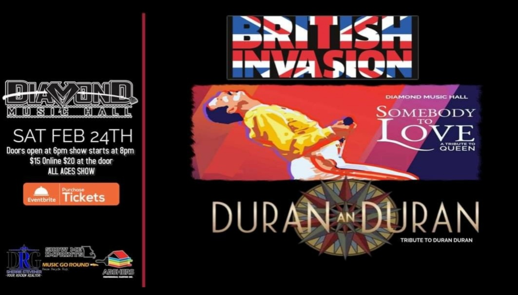 Fri. Feb. 23 The RetroNerds play tribute to Sting and Peter Gabriel at Old Rock House  
Tix:
etix.com/ticket/p/66240…

Sat. Feb. 24 The return of Somebody To Love; A Tribute to Queen at Diamond Music Hall with Duran and Duran 
Tix: 
eventbrite.com/e/somebody-to-…